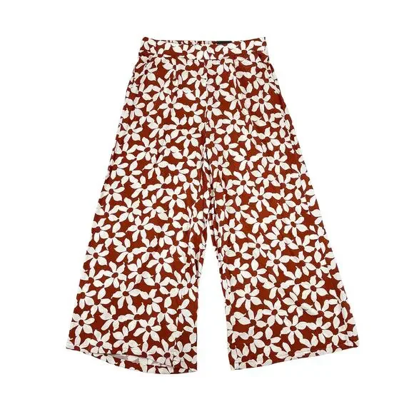 Torrid Corset & Wide Leg Pant Set NWT Size 0 L 12 Amy Floral Roasted Russet Boho - Picture 7 of 12